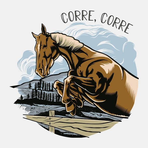 Camiseta Corre, corre