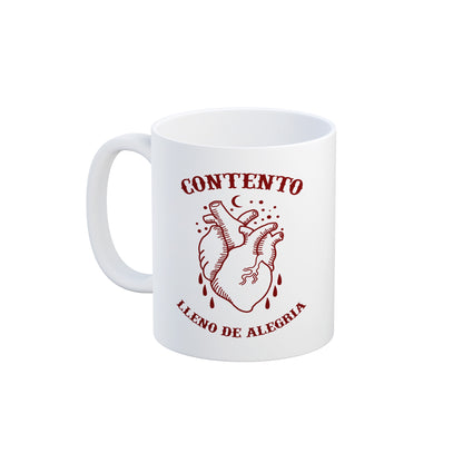 Taza Contento lleno de alegría