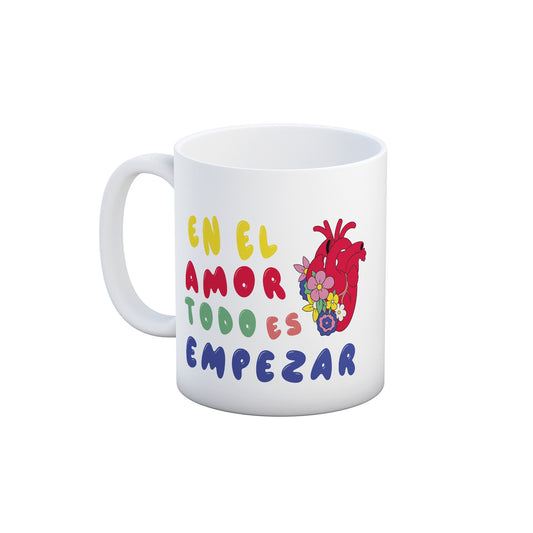 Taza En el amor todo es empezar