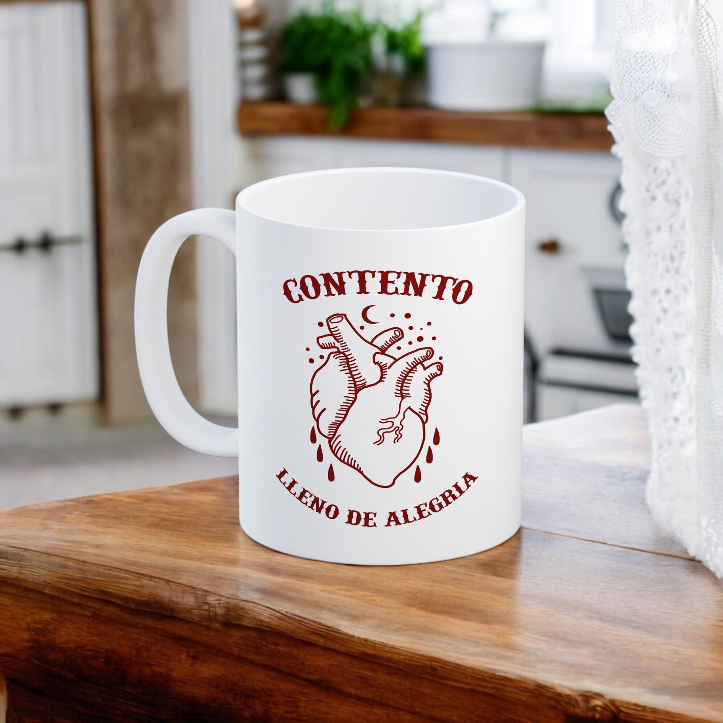 Taza Contento lleno de alegría