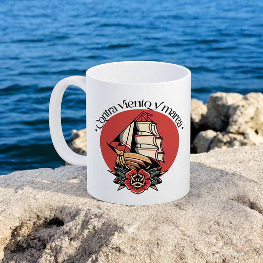 Taza Contra viento y marea