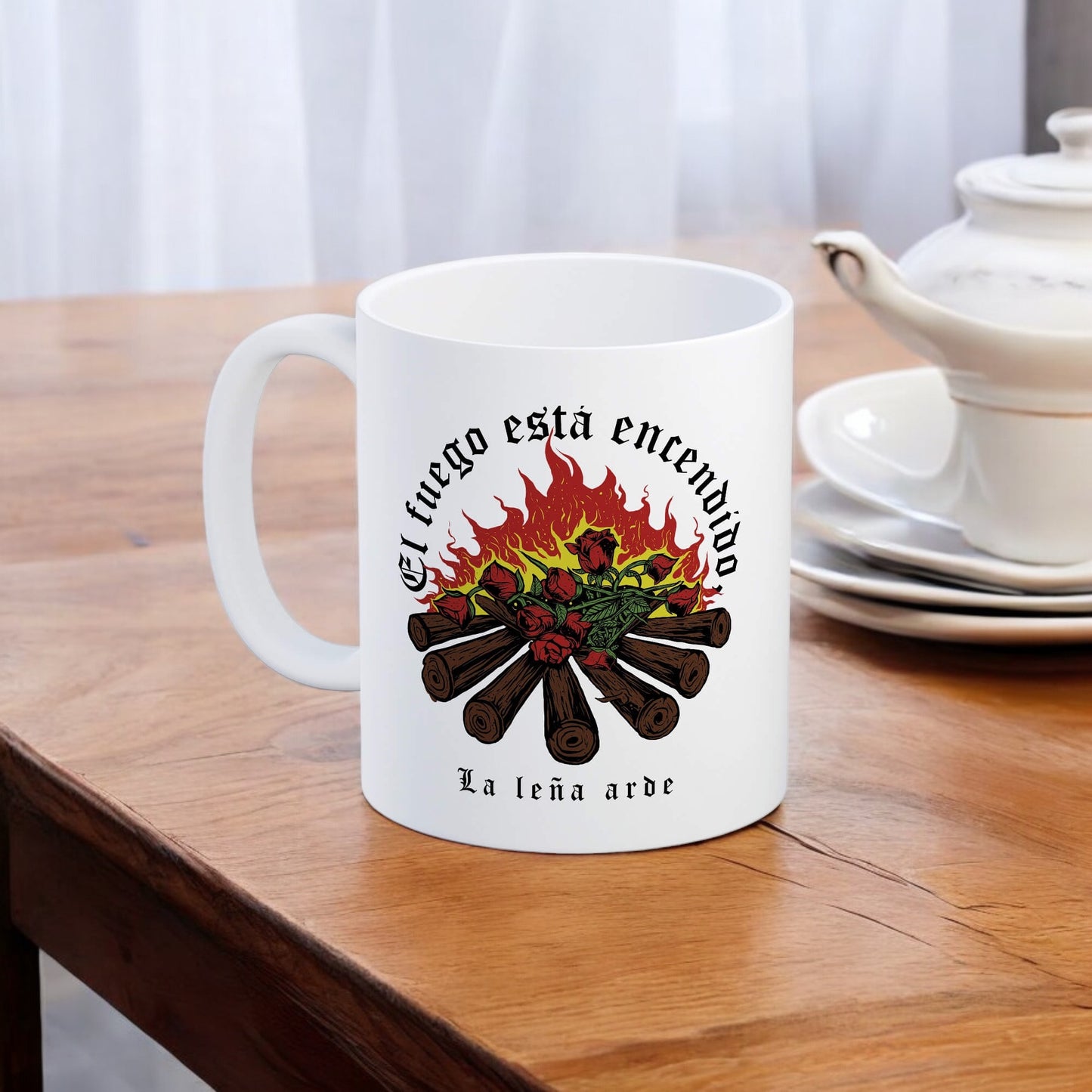 Taza El fuego está encendido